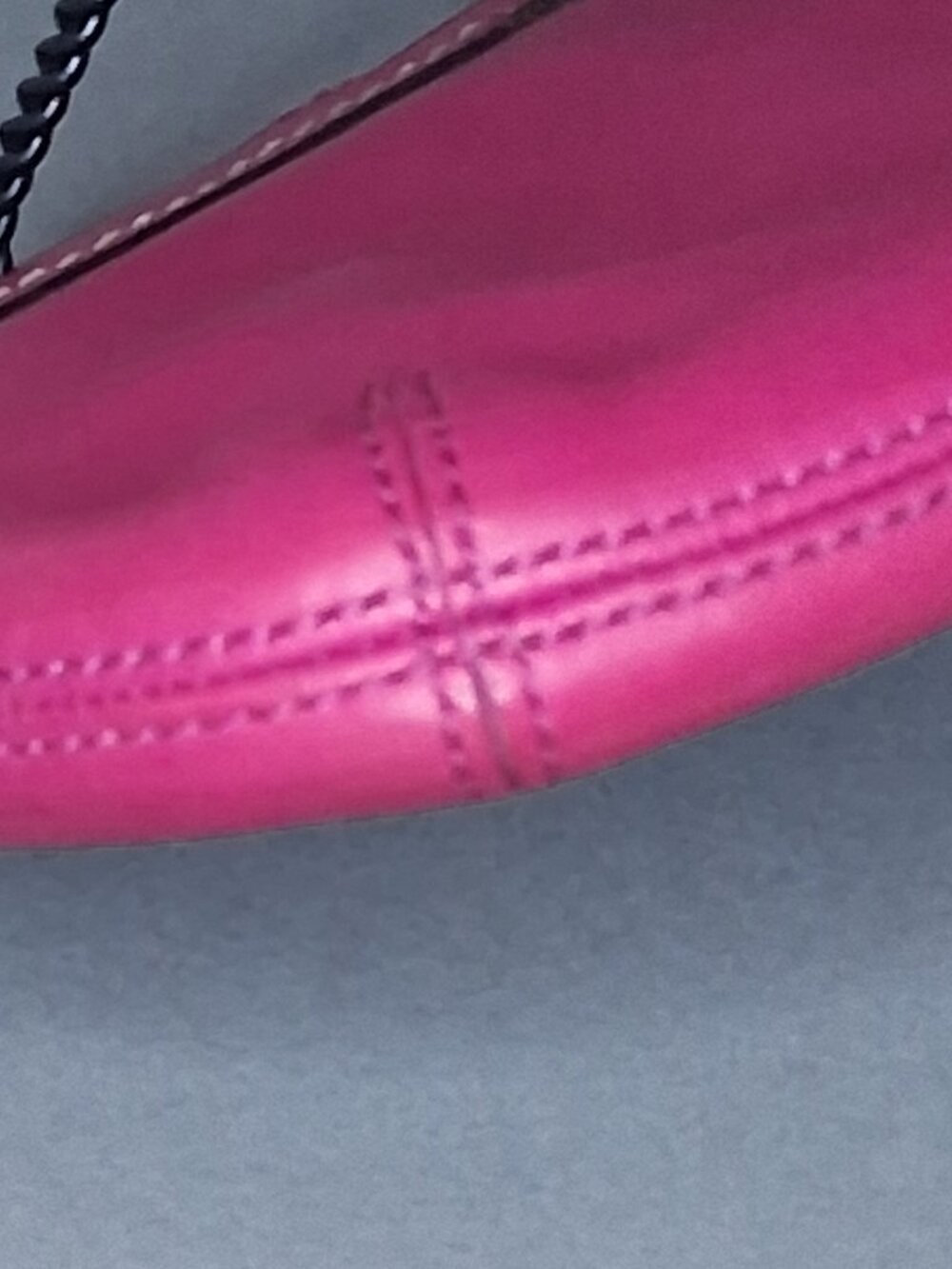 Coach 2009 Soho Magenta Pink Leather Pleated Clutch Wristlet F13734 - Picture 5 of 13
